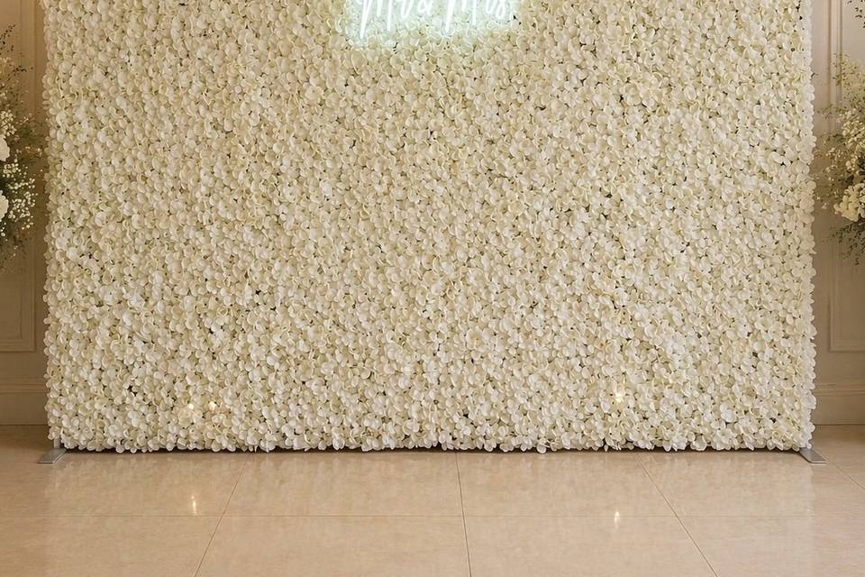 Flower Backdrop Wall
