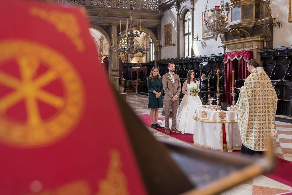 Greek Orthodox Church wedding