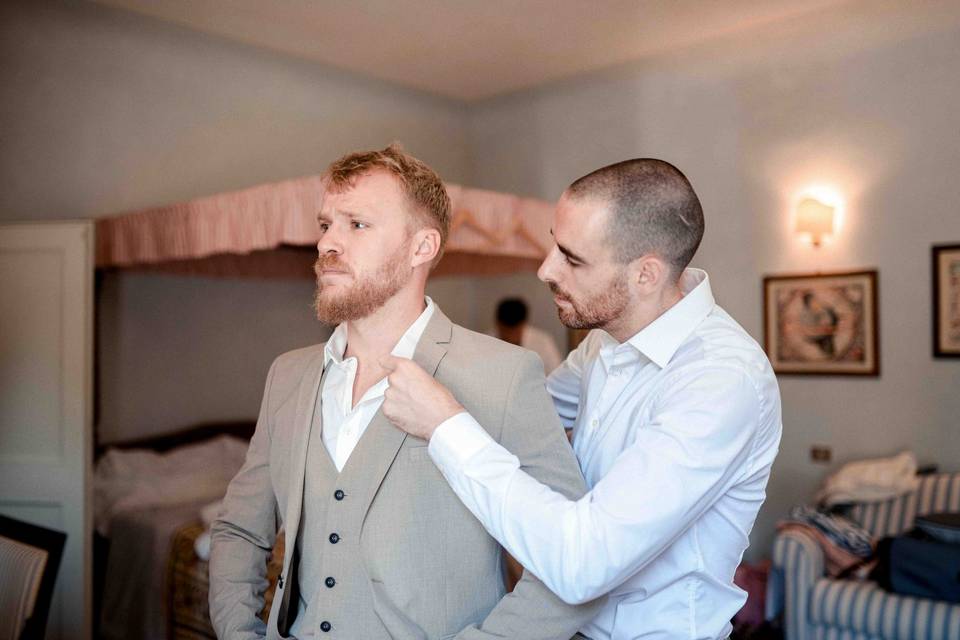 Groom prep