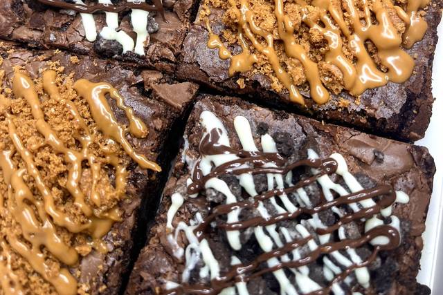Loaded chocolate brownies