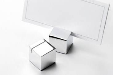 Square Place Card Holders Pack of 12