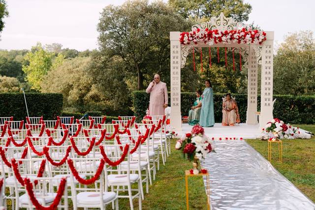 Indian ceremony mandap Day 2
