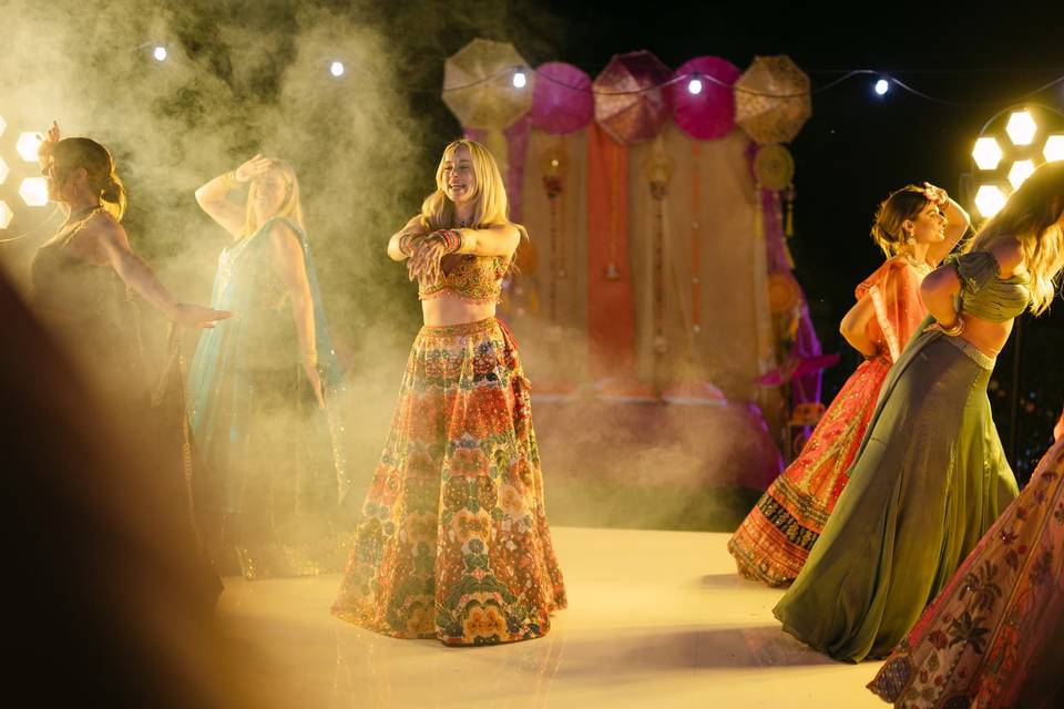 Sangeet party bride Day 2