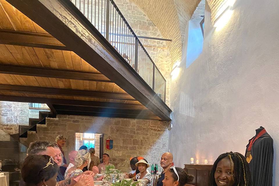 PreWedding dinner in Assisi