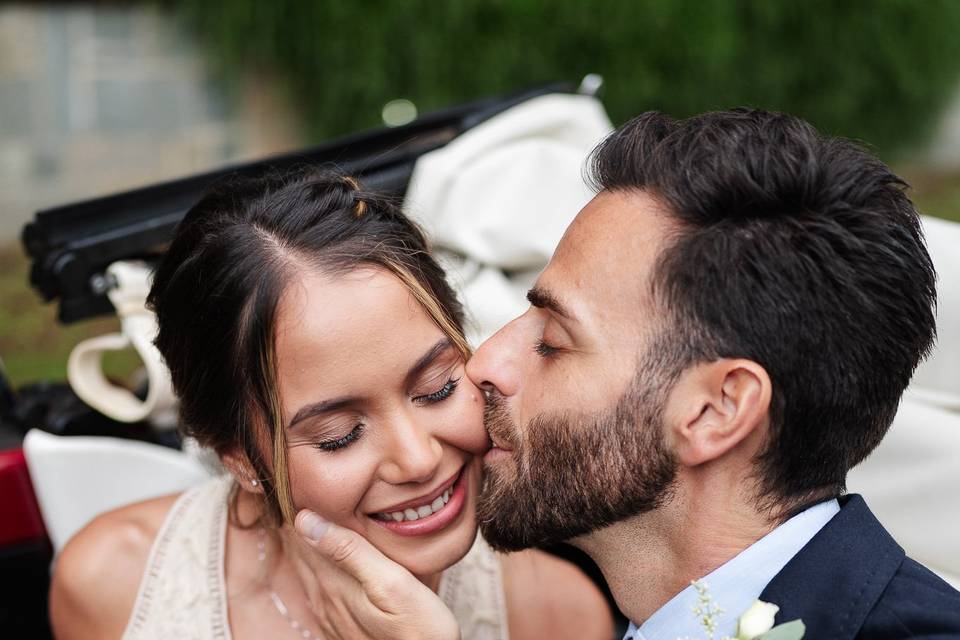 Couple in car