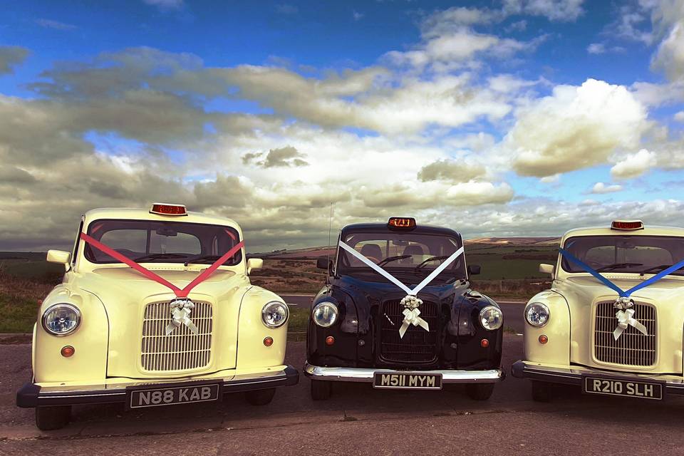 White London Taxis