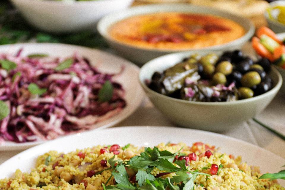 Jewelled couscous salad