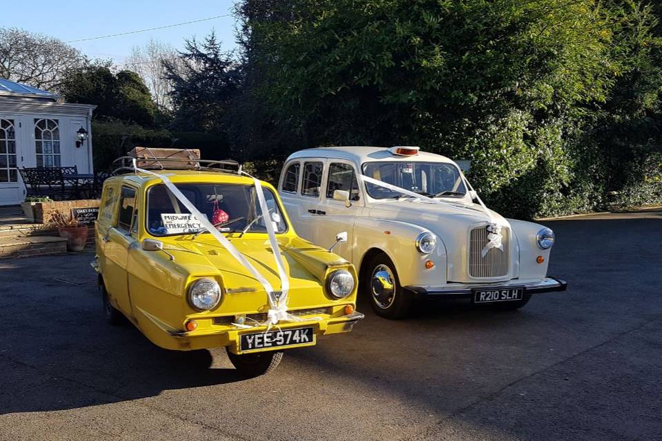 White London Taxis