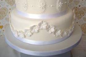 Five tier diamante cake