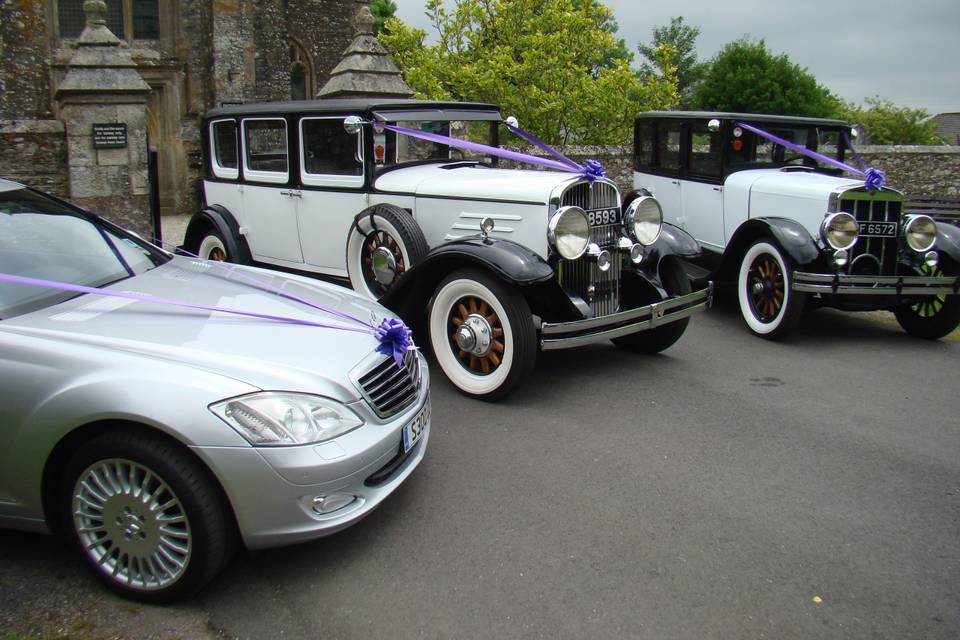 All 3 cars at Bickleigh