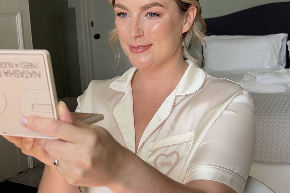 Bride makeup reveal