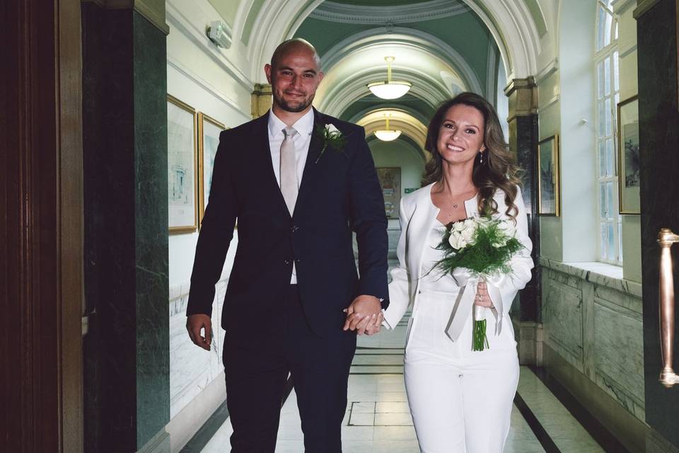 Hi, we got married