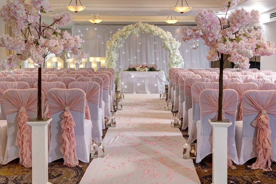 Beautiful ceremony room