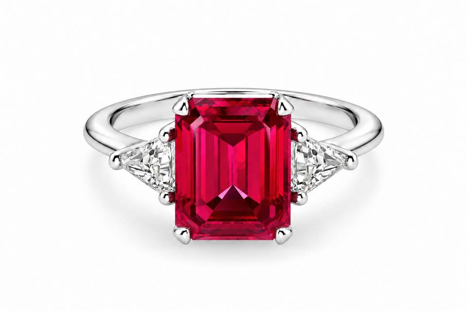 Ruby and diamonds