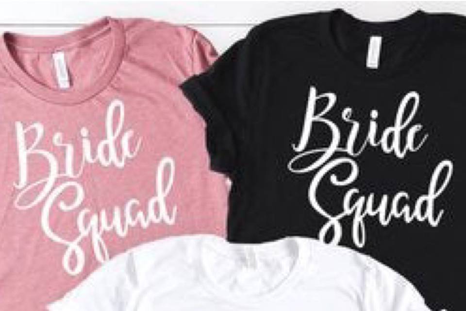 Bridal t-shirts