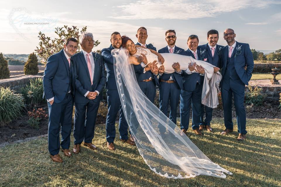 Bride with Bridesmaids