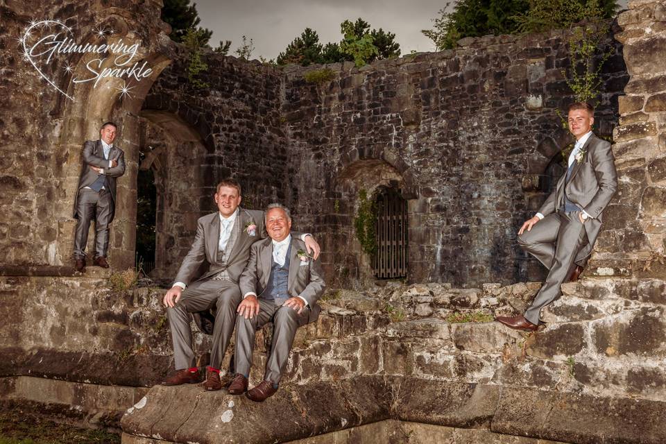 Groom with Groomsmen