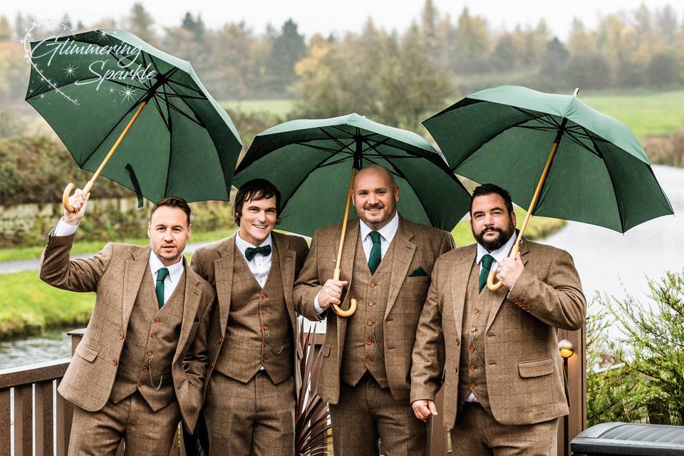 Groom with Groomsmen