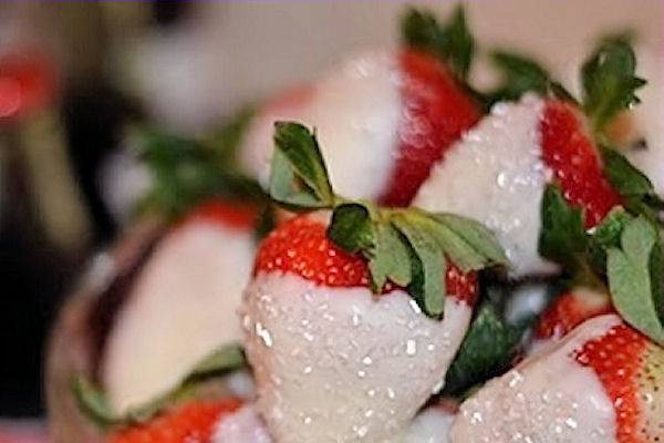 Iced Strawberries