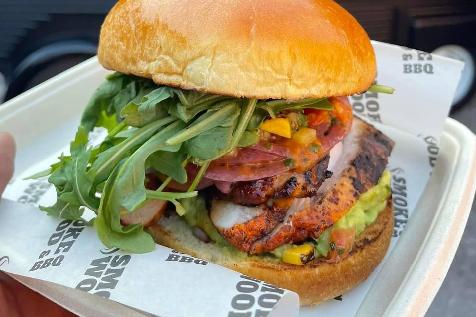 Chicken Asado Burger