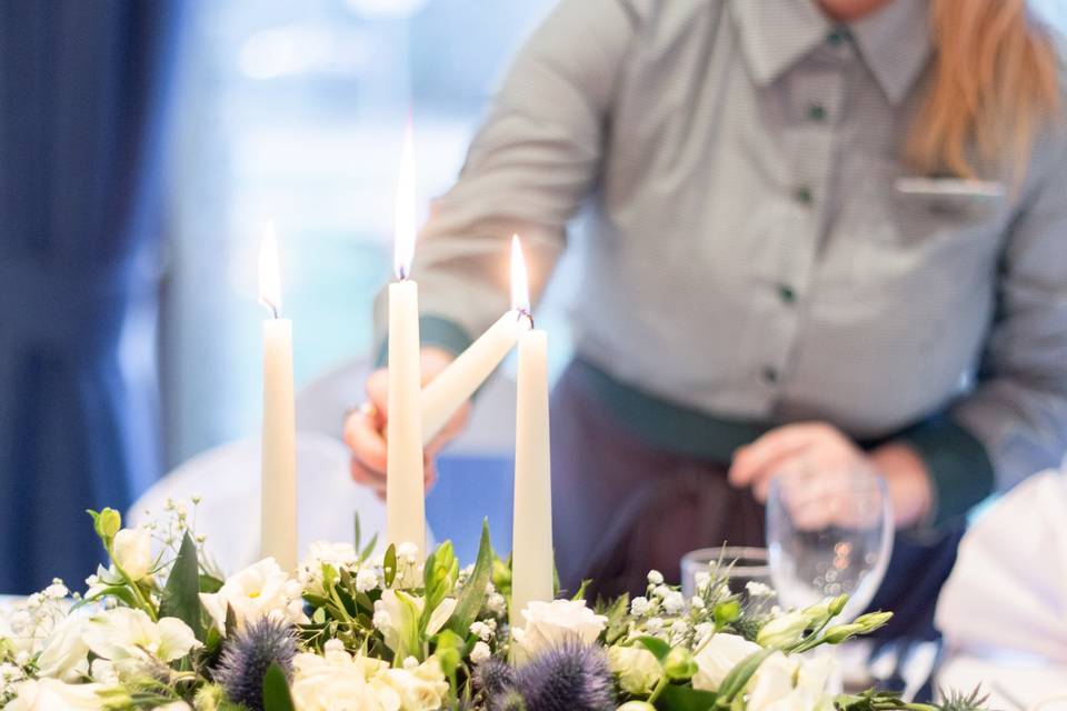 Top Table Flower Candles