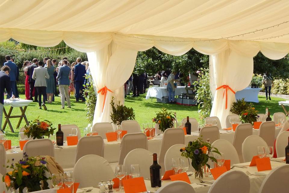 Marquee in the green