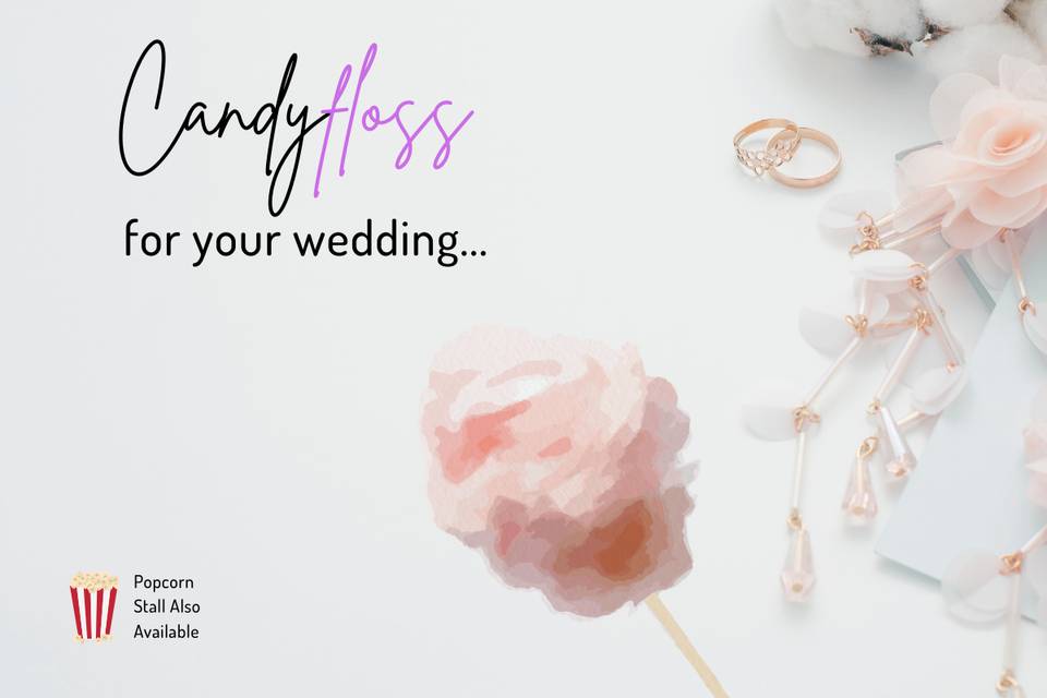 Candyfloss for your wedding