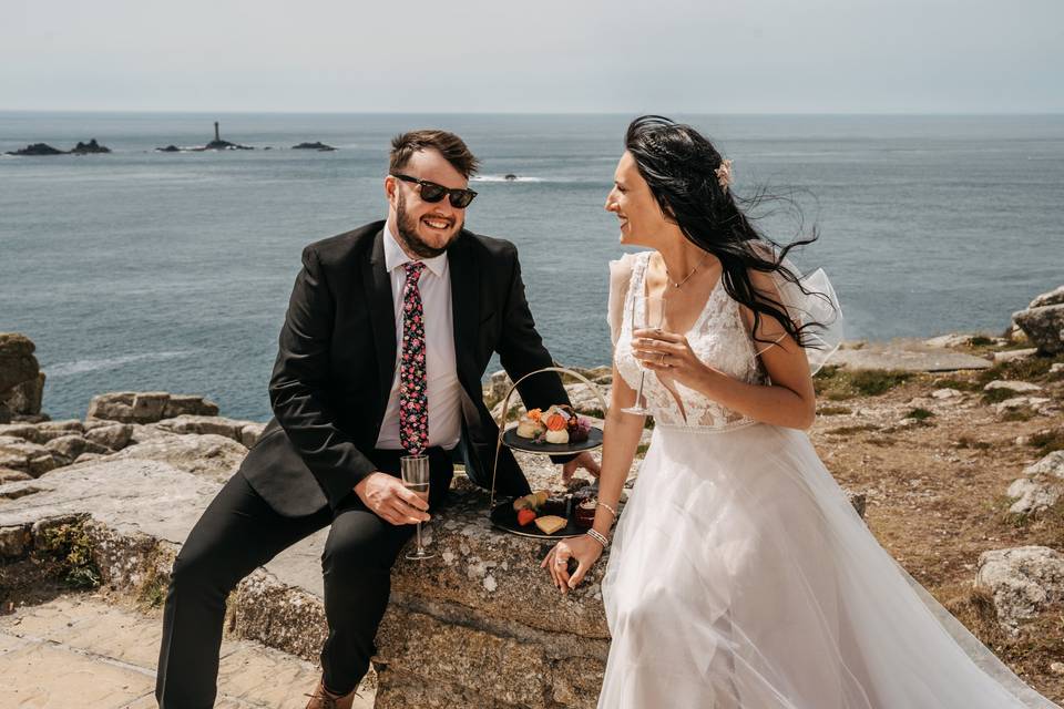 Canapes by the sea