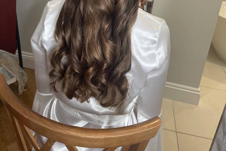 Bridal hair