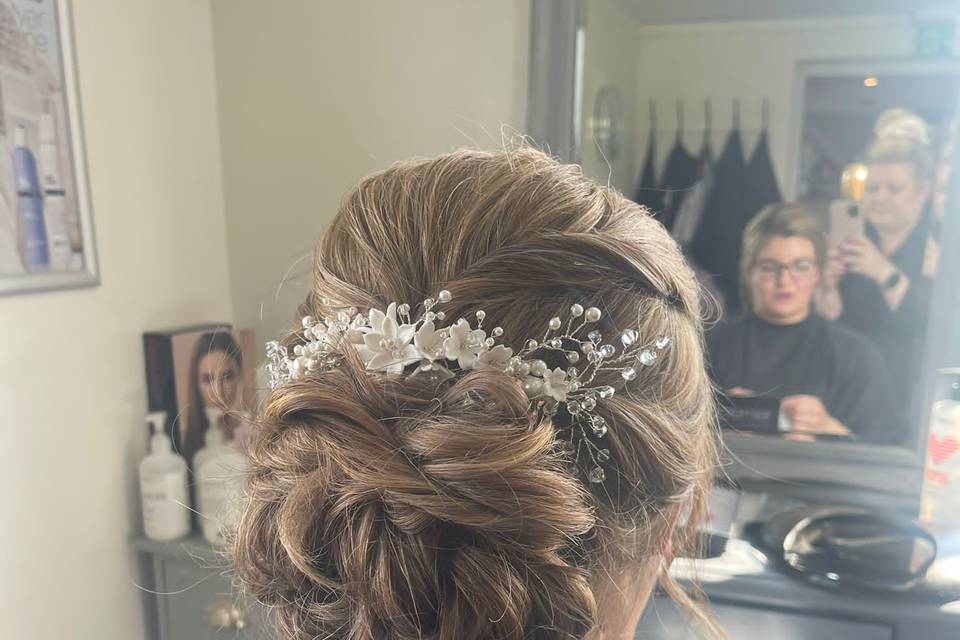 Bridal bun