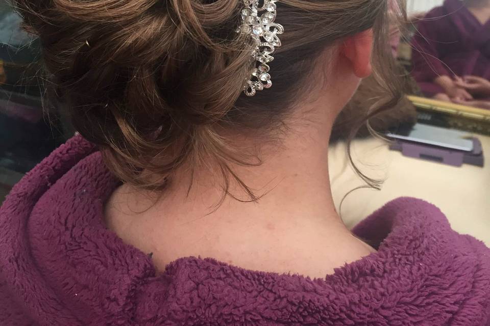 Bridesmaid hair