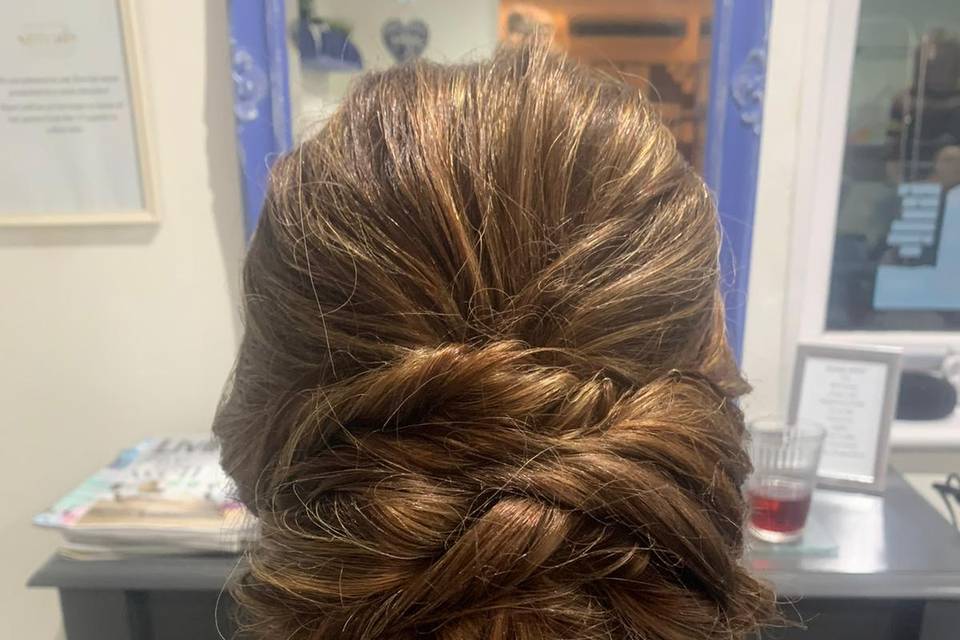 Bridal hair up