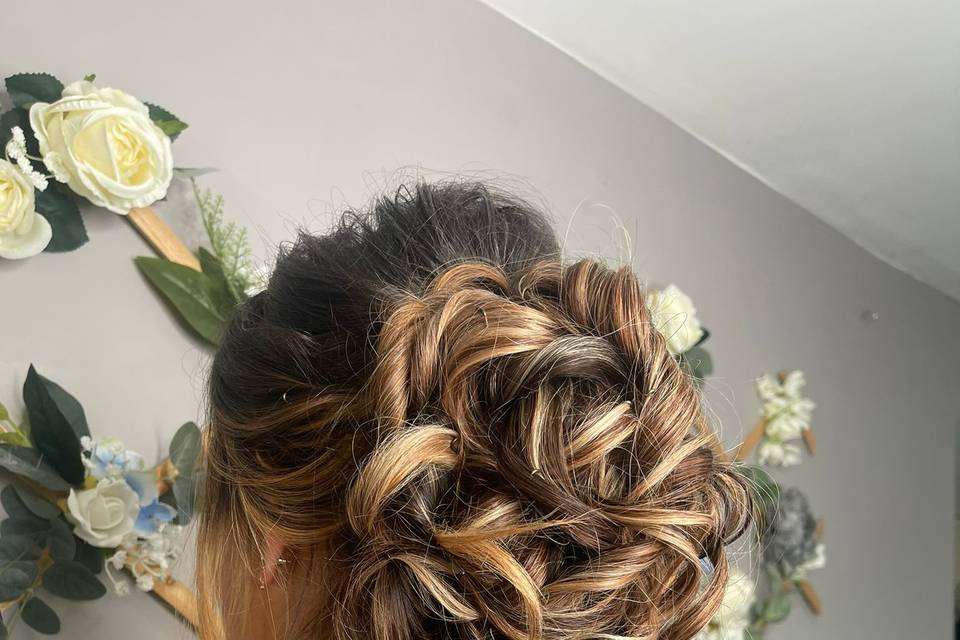 Bridal bun