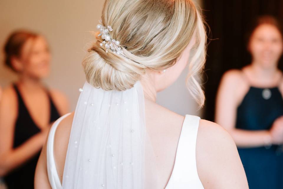 Bride hair