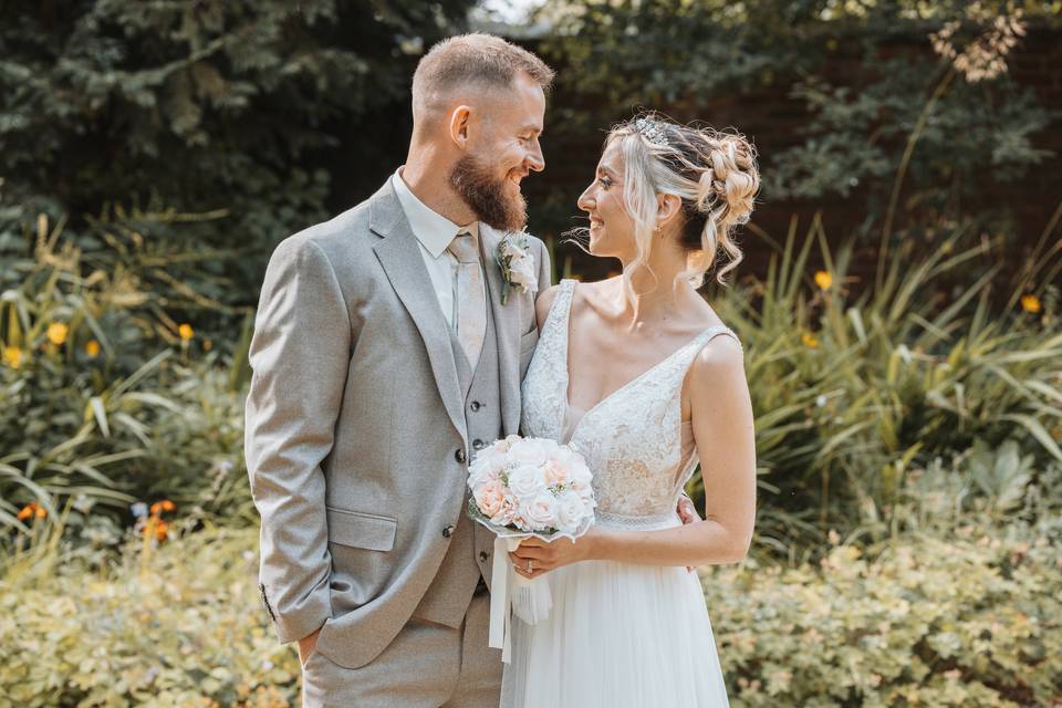 Portrait in the gardens