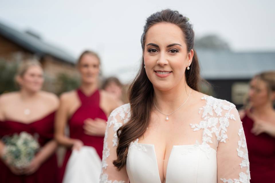 Bride and bridal party