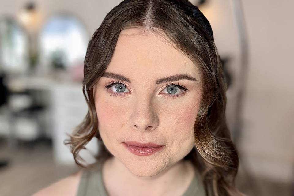 Bridal makeup & hair trial