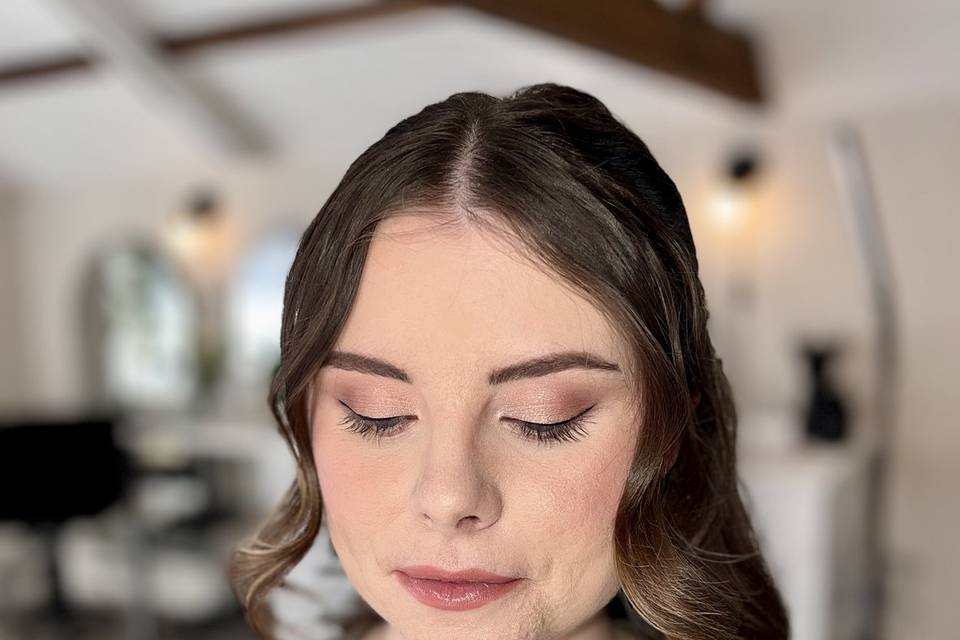 Bridal makeup & hair trial