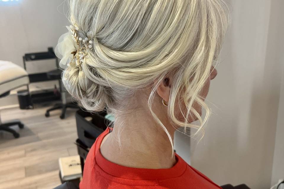 Mother of the Bride pretty bun