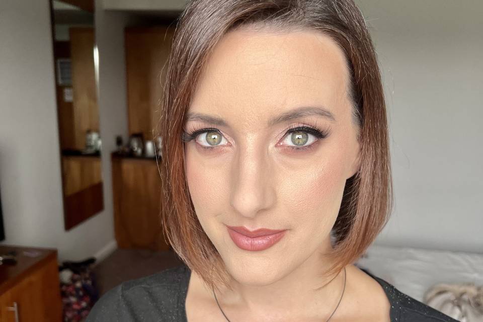 Wedding guest makeup