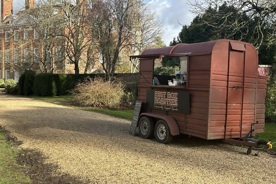 Trailer at Welford park