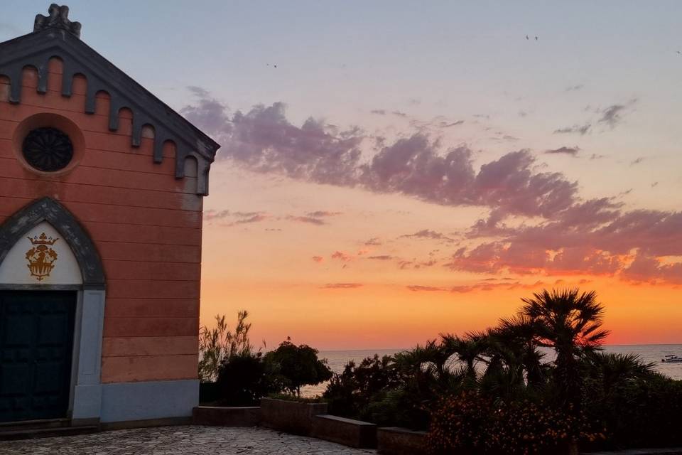 Private chapel overlooking sea