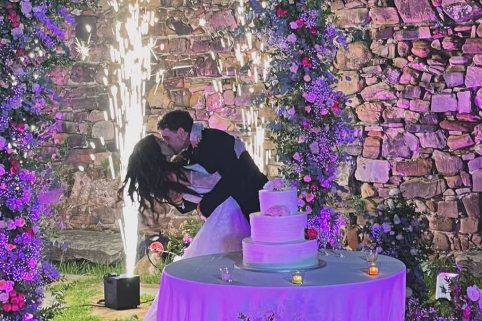 Wedding cake cut