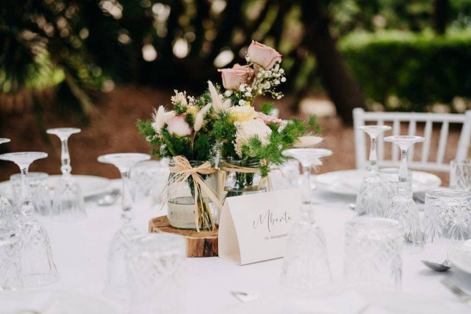 Simple table set-up