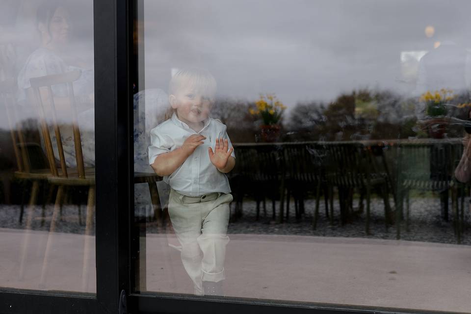 Child in Window