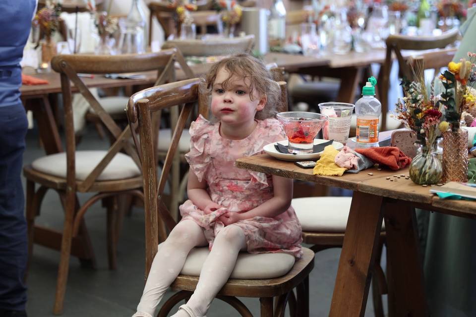 Child at Reception