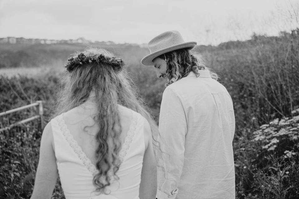 Couples shoot Porth Island