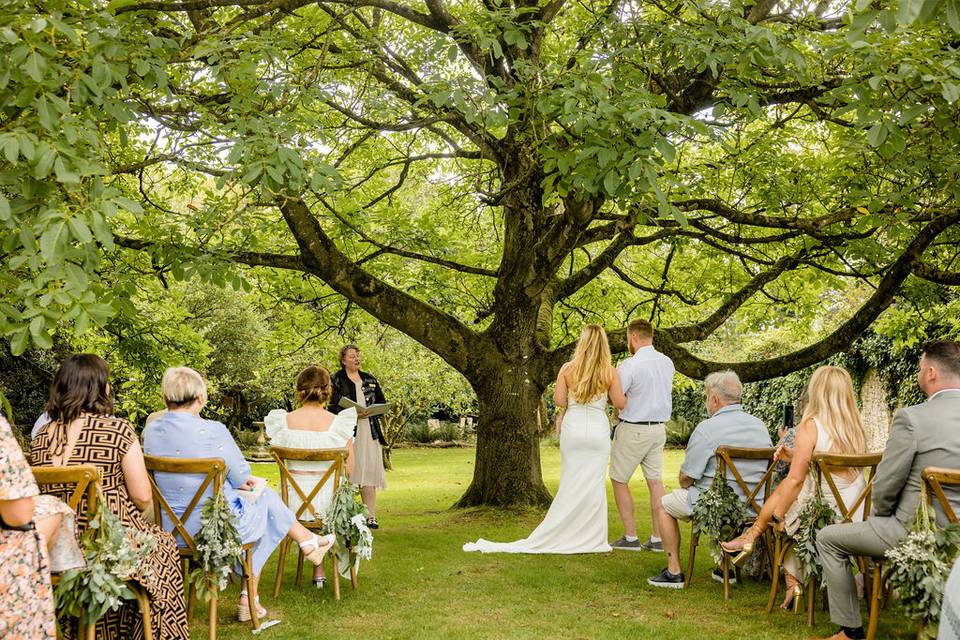 Treseren outdoor ceremony