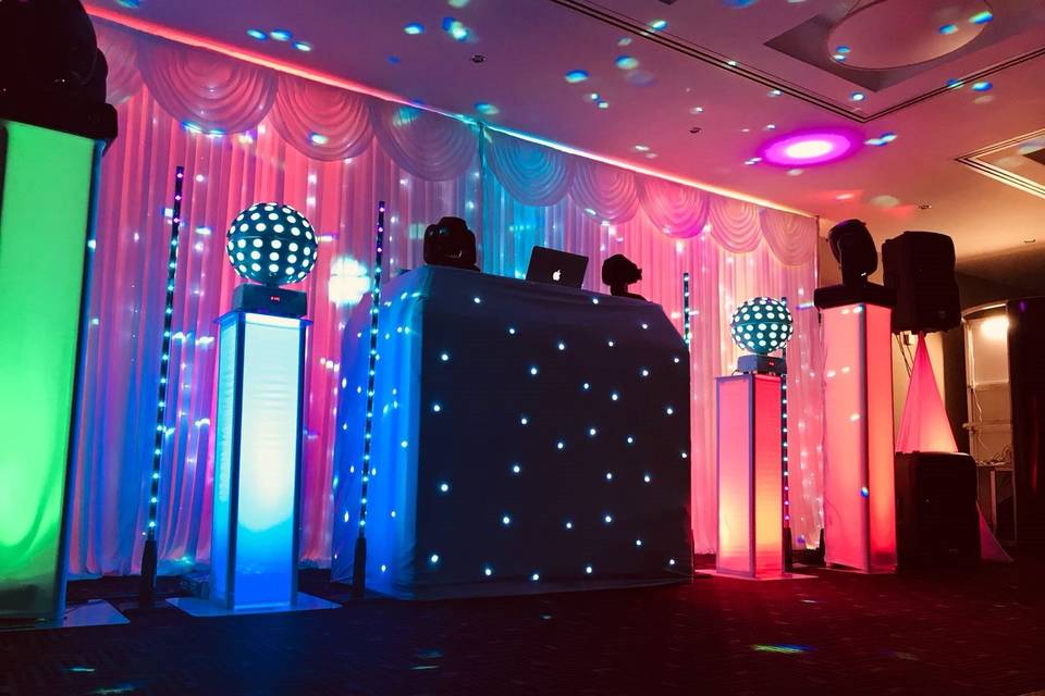 Fun disco lighting