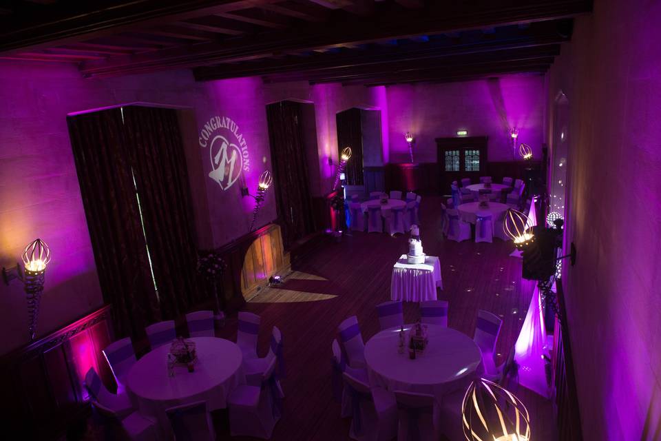 Venue uplighting